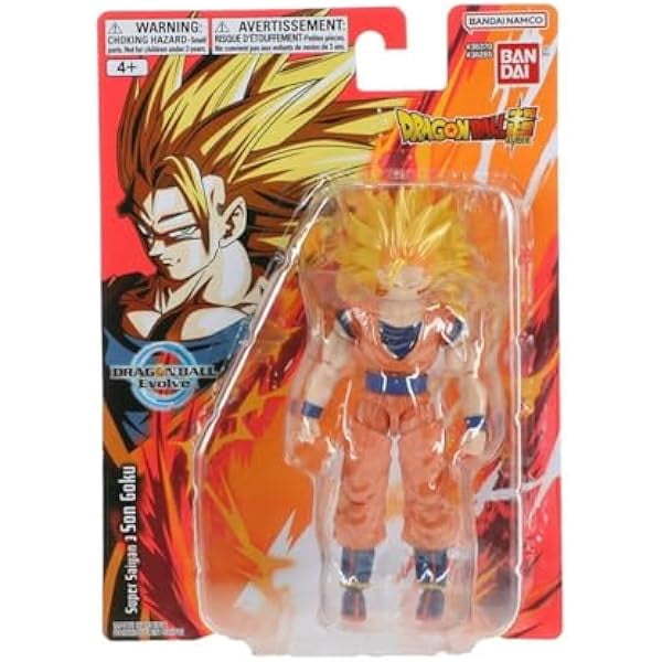 Dragon Ball Sammelfigur Son Goku SS3 – 9,5x9,5x11,4 Cm, Mehrfarbig, Kunststoff