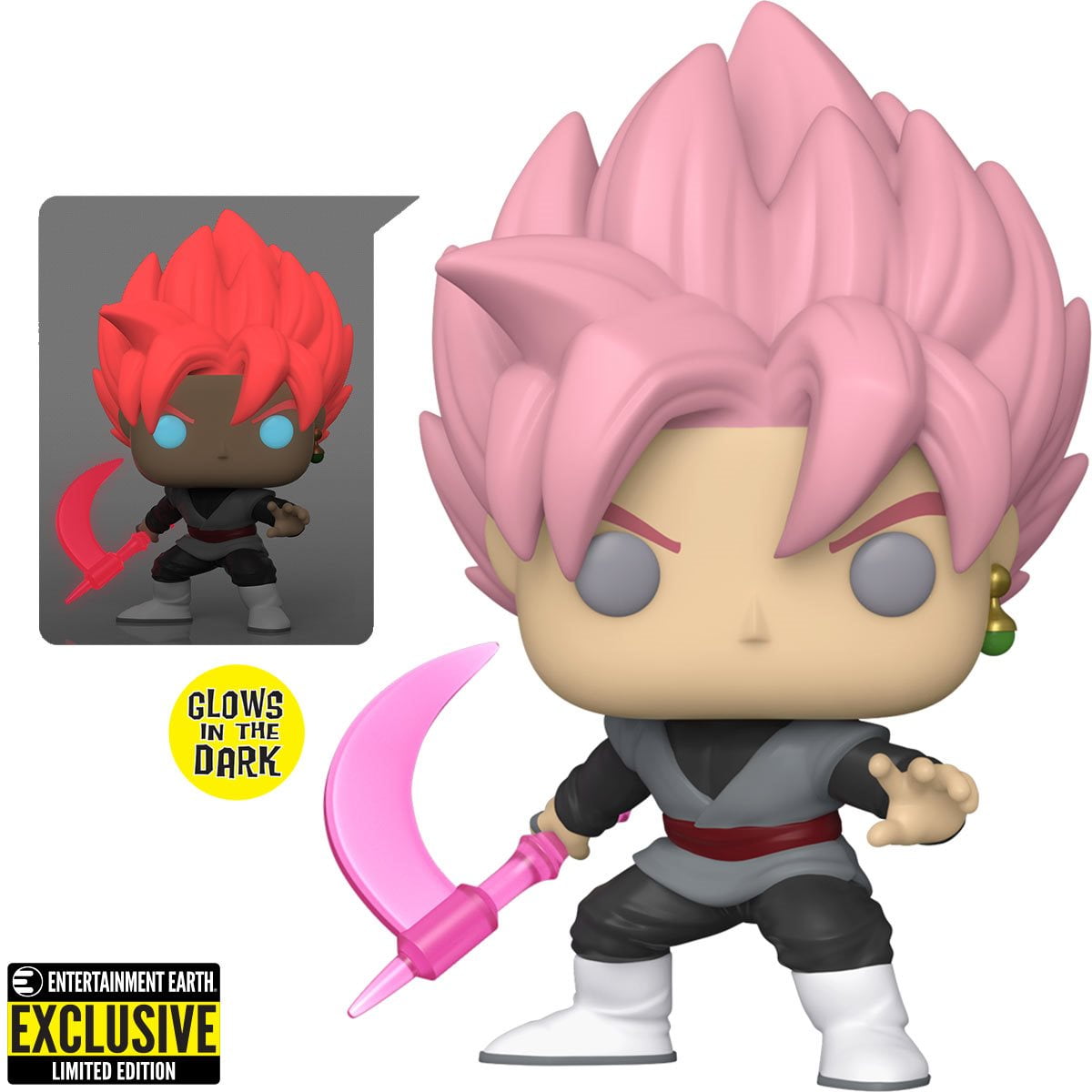 Dragon Ball Super Saiyan Rose Goku Black Glow-in-the-Dark Funko Pop! Vinyl  Figure #1279 - Entertainment Earth Exclusive