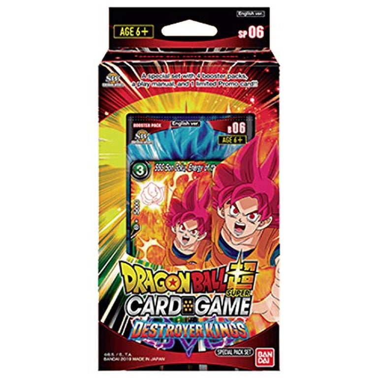 dragon ball super destroyer kings booster box Card Game Series 6 Special Pack DISPLAY 06 fast battles of Dragon Ball Dragon Ball Super: Destroyer Kings