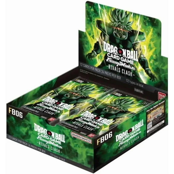 Dragon Ball Super Fusion World 06 Rivals Clash Booster Box (ENGLISH, 24 Packs)