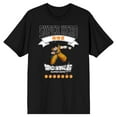 thumbnail image 1 of Dragon Ball Super The Movie Super Hero Goku Key Art Crew Neck Short Sleeve Women's Black T-shirt-Large, 1 of 3