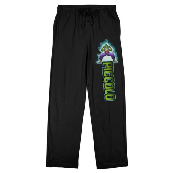 Dragon Ball Super: The Movie - Super Hero Piccolo Blast Men's Black Graphic Sleep Pants-Large