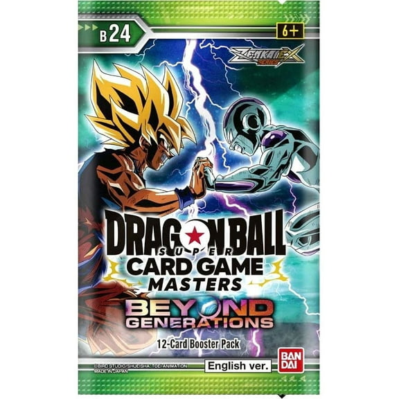 Bandai Dragon Ball Super Trading Cards - Zenkai Series Beyond Generations B24 - PACK [12 Cards]