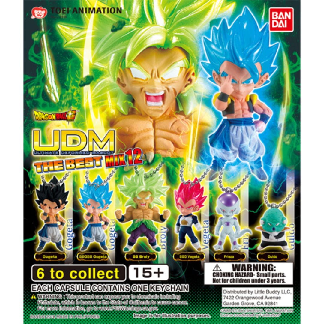 Dragon Ball Super UDM Mix 12 Gachapon Prize Keychain (Random