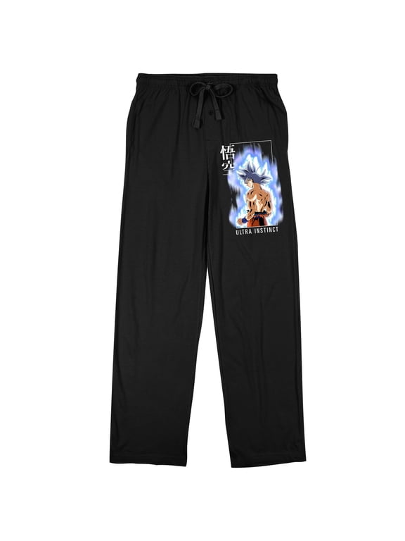 Dragon Ball Super Ultra Instinct on Black Adult Sleep Pant-XL
