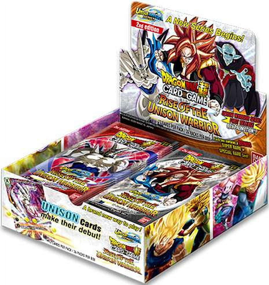 Dragon Ball Super Unison Warrior Series 1 Rise of the Unison Warrior  Booster Box (24 Packs, Unlimited Edition) - Walmart Business Supplies