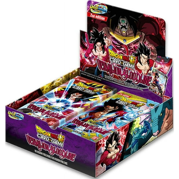 Dragon Ball Super Unison Warrior Series 2 Vermilion Bloodline Booster Box (24 Packs, Unlimited Edition)