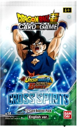 Dragon Ball Super Unison Warrior Series 5 Cross Spirits Booster Box [B14] - 24 Packs of 12 Cards, BCLDBS2573041