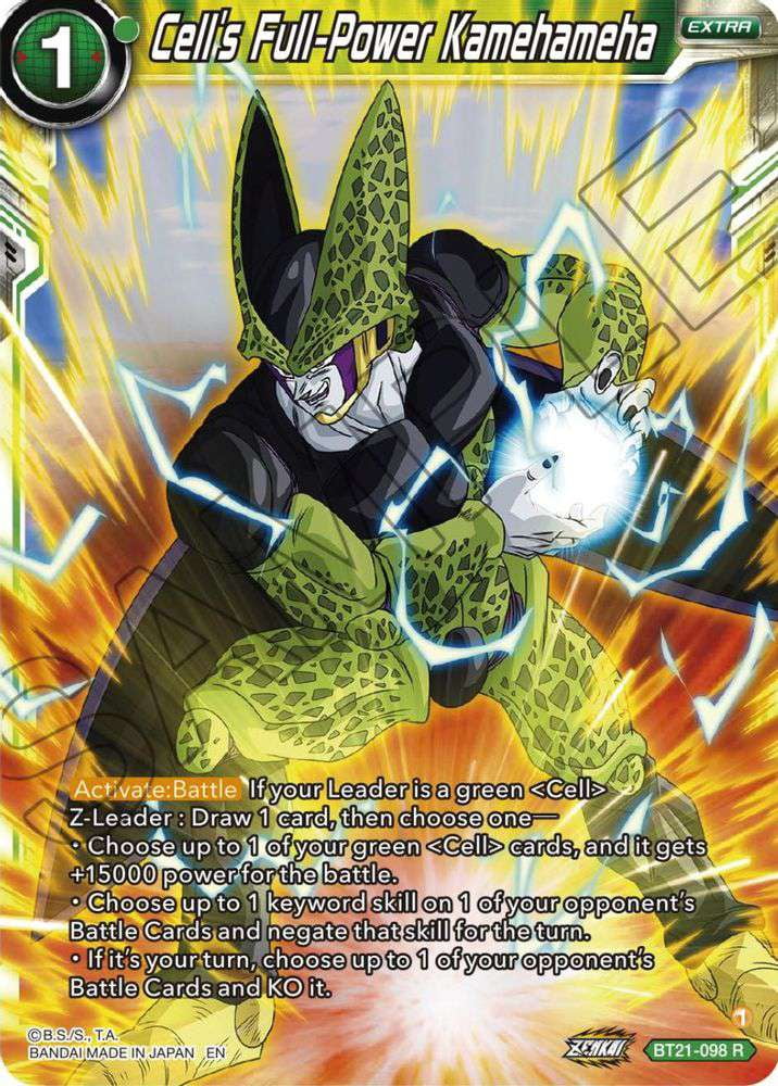 Dragon Ball Super Cell Card