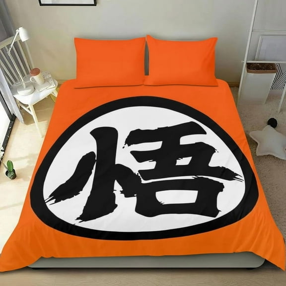Dragon Ball Themed Bed Sheet Set Three Piece Set 53x79 Inches Comfortable And Skin Friendly Unique Design Creating A Star Studded Night