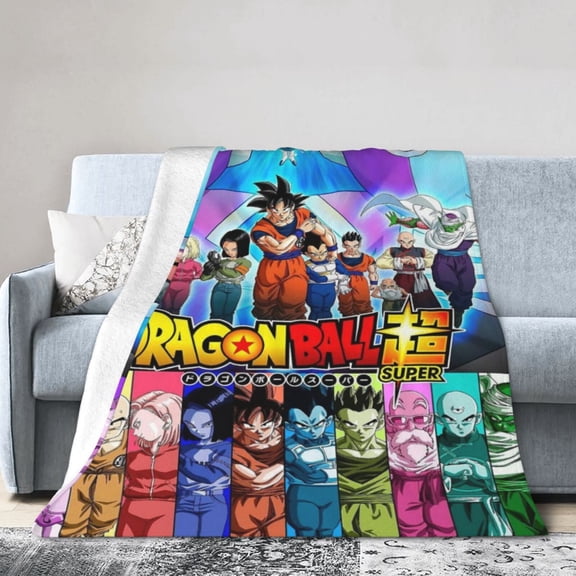 Dragon Ball Throw Blanket Kids Plush Blanket Ultra-Soft Micro Flannel Fleece Blanket for Bedding Sofa Travel 50"x60"