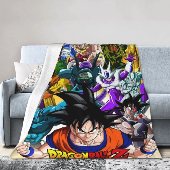 Dragon Ball Throw Blanket Kids Plush Blanket Ultra-Soft Micro Flannel Fleece Blanket for Bedding Sofa Travel 50"x60"