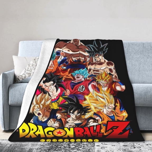 Dragon Ball Throw Blanket Kids Plush Blanket Ultra-Soft Micro Flannel Fleece Blanket for Bedding Sofa Travel 60"x80"