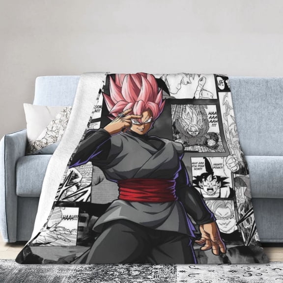 Dragon Ball Throw Blanket Kids Plush Blanket Ultra-Soft Micro Flannel Fleece Blanket for Bedding Sofa Travel 60"x80"