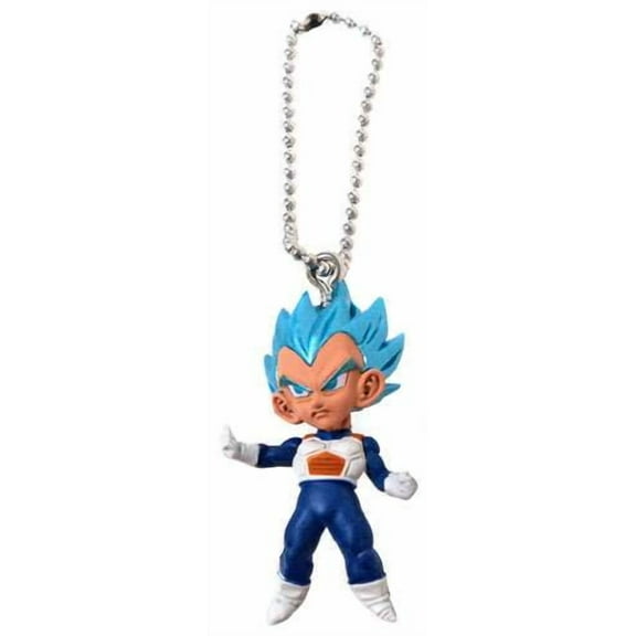 Dragon Ball UDM Burst 29 Saiyan God Super Saiyan Vegeta Keychain Clip-On (No Packaging)