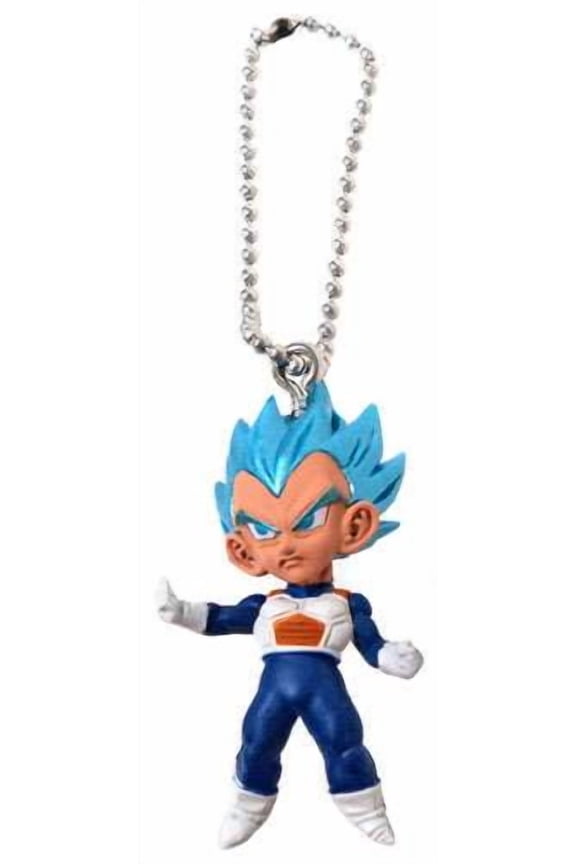 Dragon Ball UDM Burst 29 Saiyan God Super Saiyan Vegeta Keychain Clip-On (No Packaging)