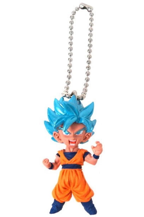 Dragon Ball UDM Burst 29 Super Saiyan God Super Saiyan Goku Keychain Clip-On (No Packaging)