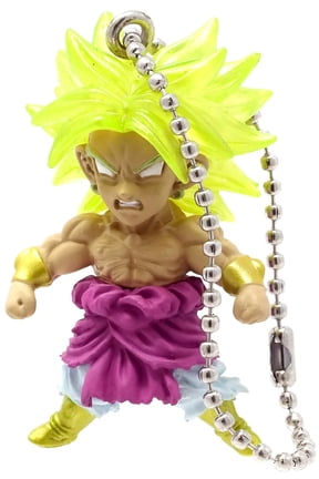 Dragon Ball UDM The Best 24 SSJ Broly Keychain Clip-On