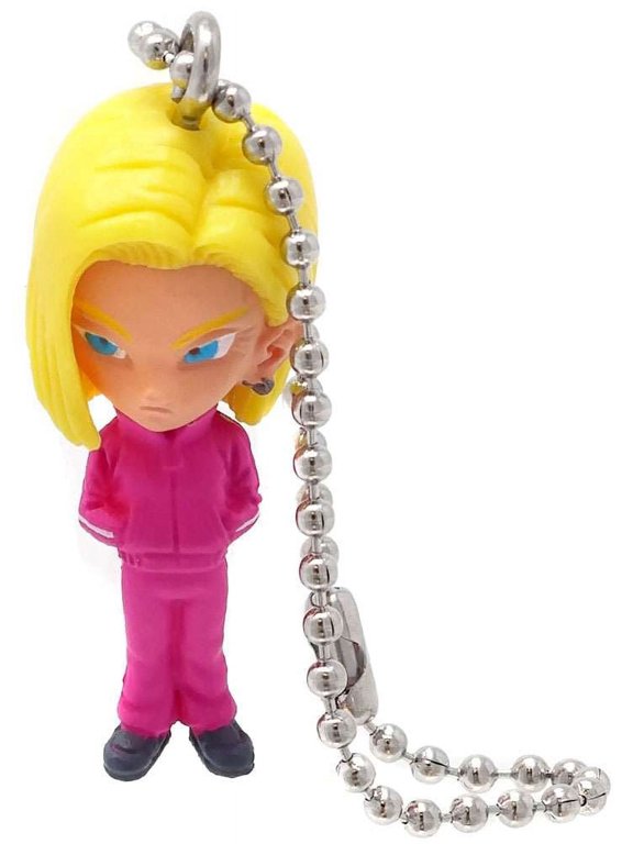 Dragon Ball UDM The Best Mix 02 Android 18 Keychain Clip-On
