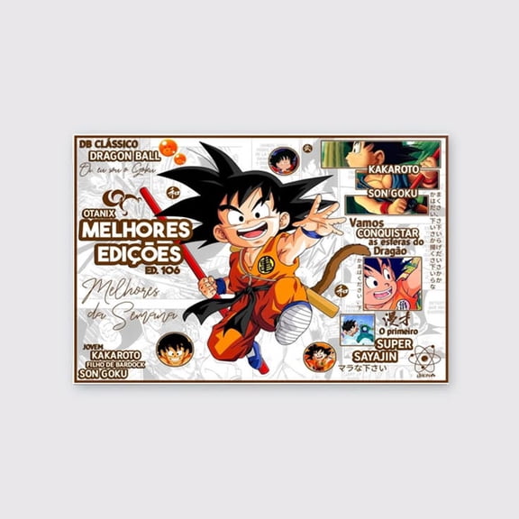 Dragon Ball: Young Goku Classic Collage Poster Size 24''x36'' Googate