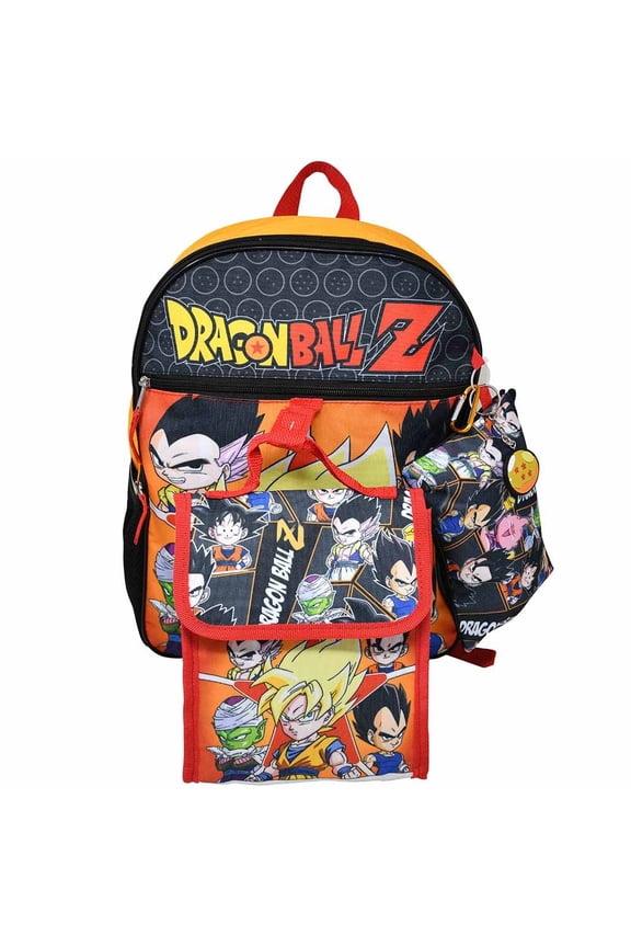 Dragon Ball Z 16" 5pc Backpack Set