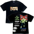 thumbnail image 1 of Dragon Ball Z 16's Rose American Classic Oversized Tee T-Shirt (Large, Black), 1 of 5