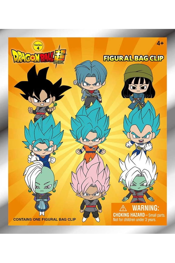 Dragon Ball Super - Series 4 Characters 1pc 3D Figure Bag Clip Blind Bag