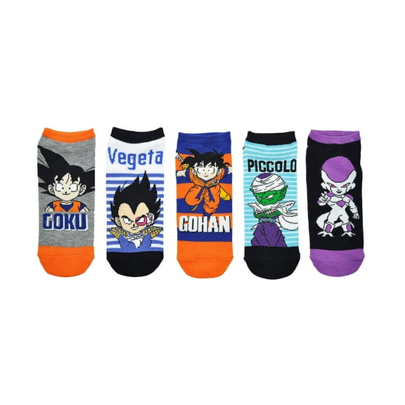 Dragon Ball Z 5 Pair Pack Lowcut Socks