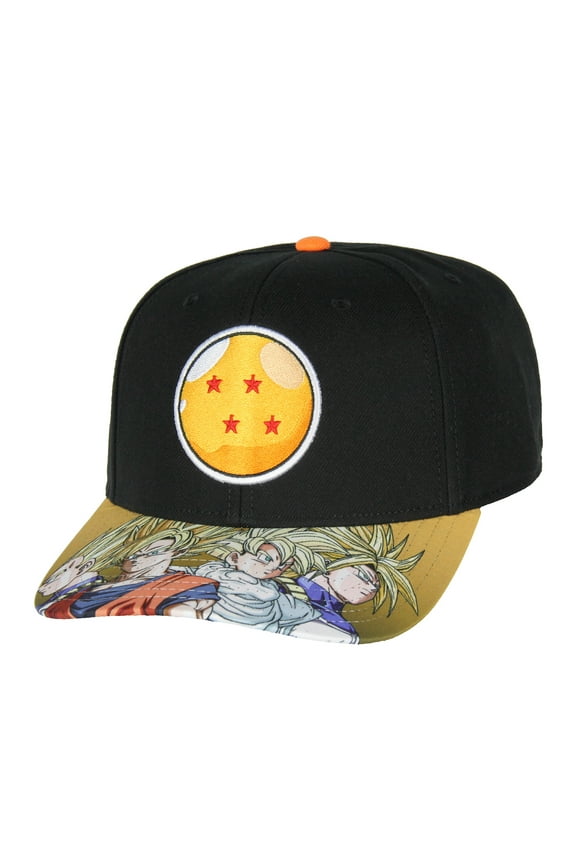 Dragon Ball Hat Z Anime 4 Star Dragon Ball Embroidered Patch Super Saiyan Goku Gohan Trunks Vegeta Precurve Snapback Cap