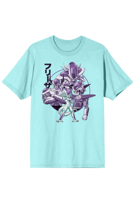 Dragon Ball Z Anime Cartoon Characters Mens Blue Graphic Tee Shirt-3XL