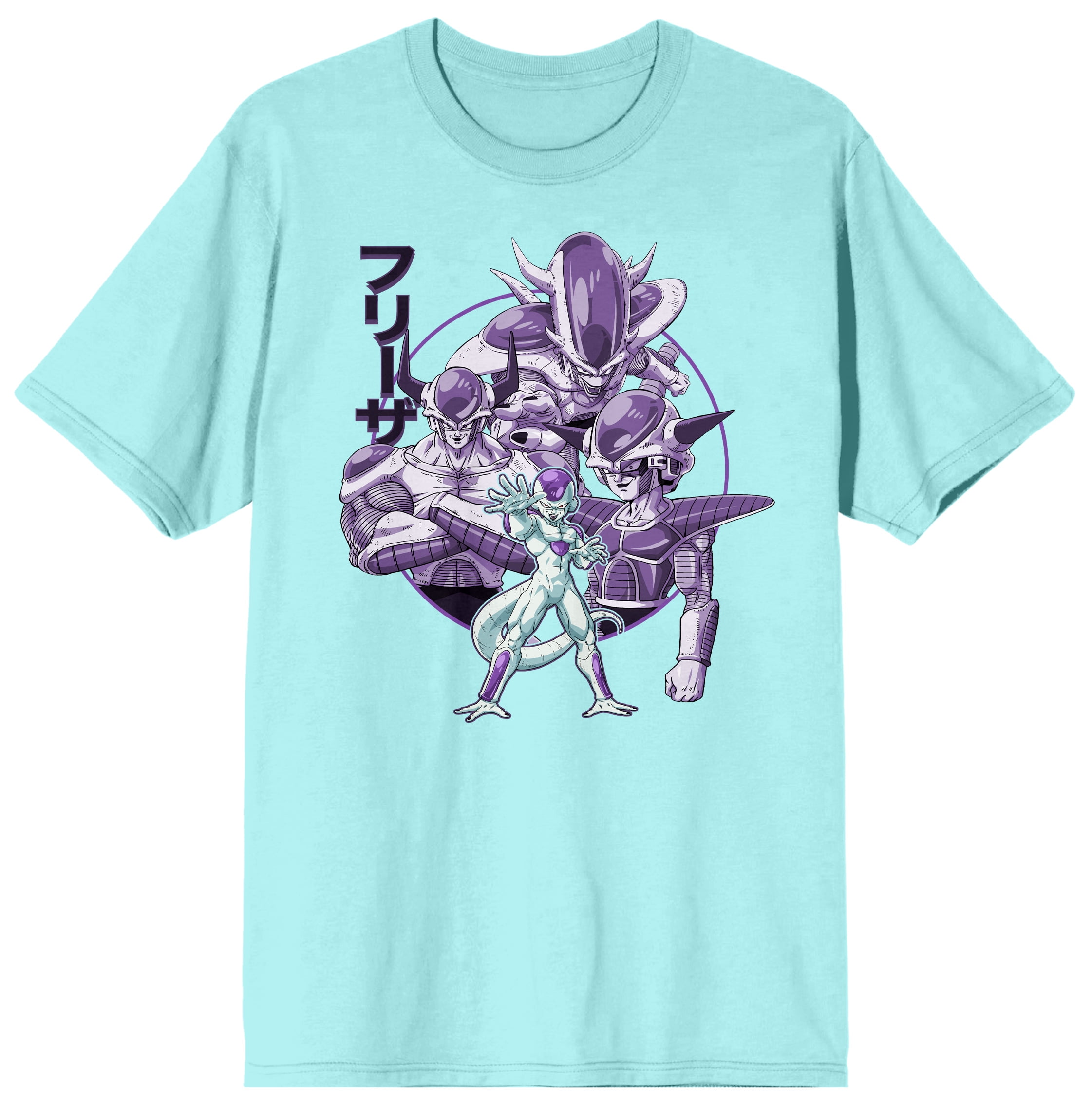 Dragon Ball Z Anime Cartoon Characters Mens Blue Graphic Tee ShirtM