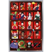 TRENDS INTERNATIONAL Dragon Ball Z - Anniversary Wall Poster, 14.725" x 22.375", Framed