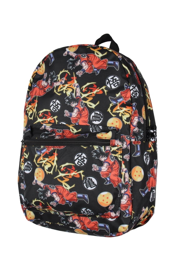 Dragon Ball Z Backpack Character Fighting Stance Backpack Laptop School Travel Backpack