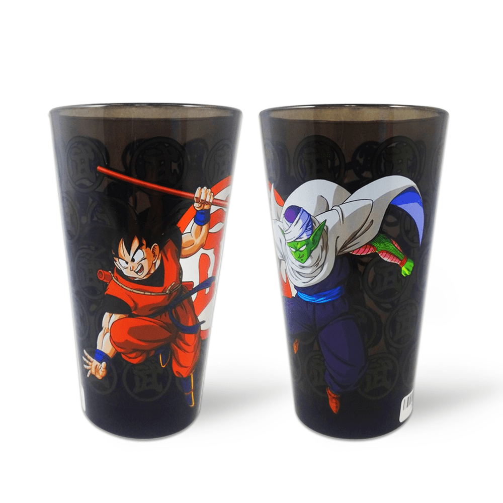 Dragon Ball Z Anime Novelty Drinkware | Black Beer Tumbler Glass