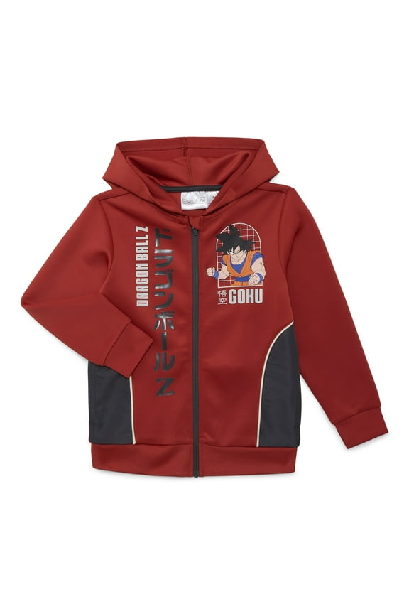 Boys' Graphic Active Jacket with Hood, Sizes 4-16