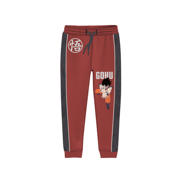 Dragon Ball Z Boys Goku Active Jogger Pants, Sizes 4-16