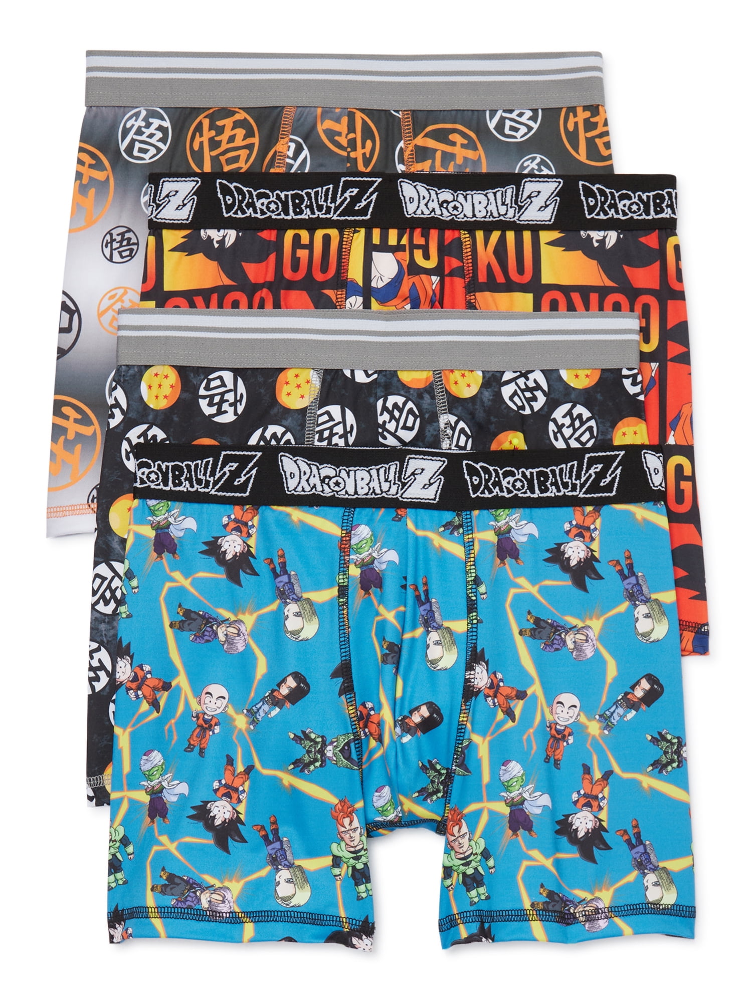 Lot de 4 boxers homme Dragon Ball Z Freegun - Bleu - Kiabi - 29.90€