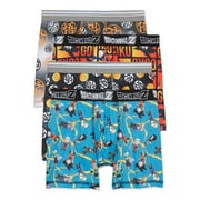 Dragon Ball Z Boys Allover Print Boxer Briefs, 4-Pack, Sizes XS-XL
