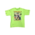 thumbnail image 1 of Dragon Ball Z Boys Neon Green Goku Tee Shirt Gamer T-Shirt Large, 1 of 1
