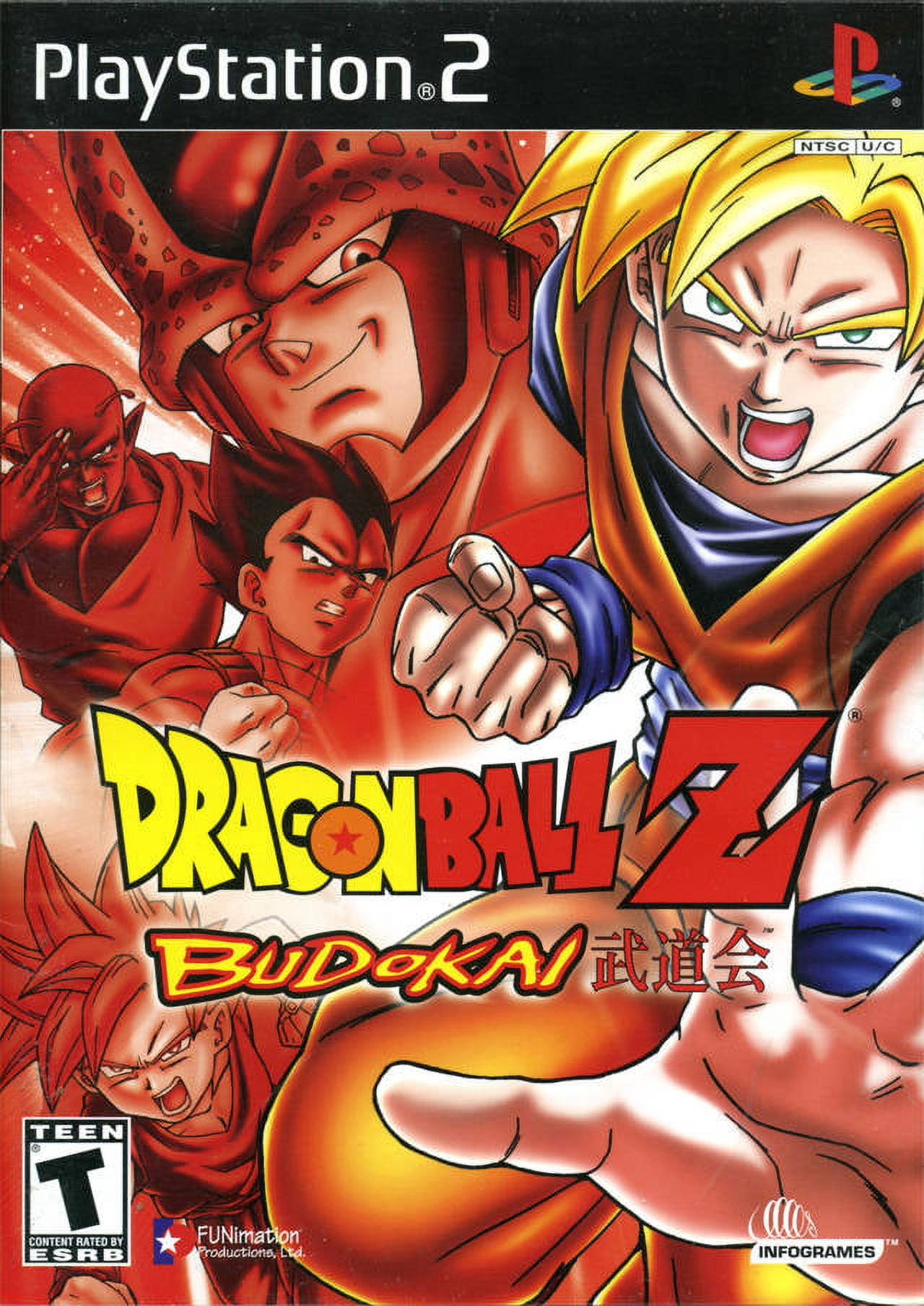 Dragon Ball Z: Budokai 2 PS2 Front cover