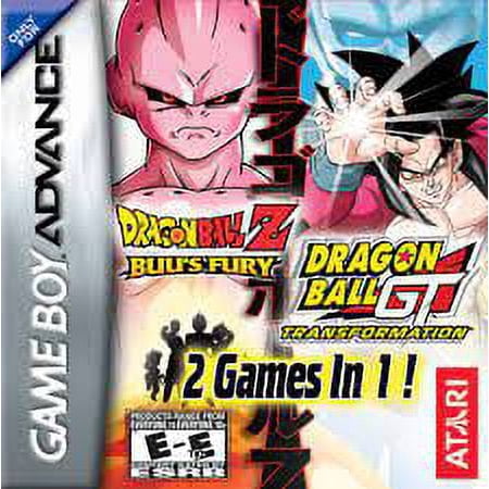 Dragon Ball Z Buus Fury/ Dragon Ball GT Transformation- Gameboy Advance GBA (Used)