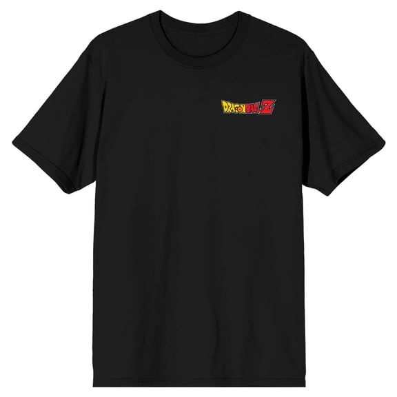 Dragon Ball Z Cell Goku & Gohan Crew Neck Short Sleeve Men's Black T-shirt-XL