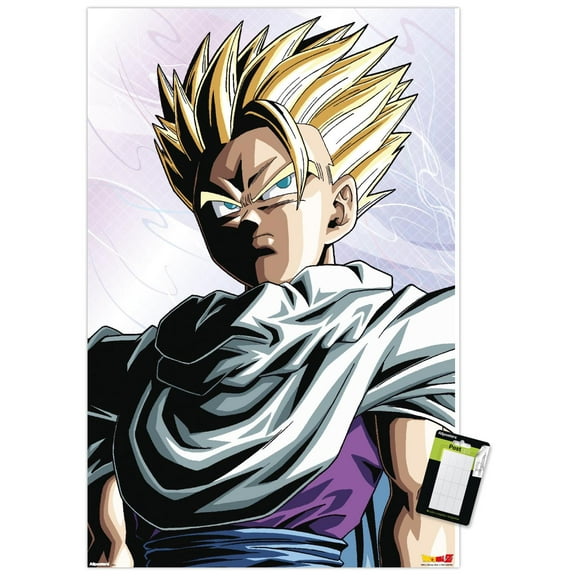 Dragon Ball Z: Cell Saga - Gohan Super Saiyan Wall Poster, 14.725" x 22.375"