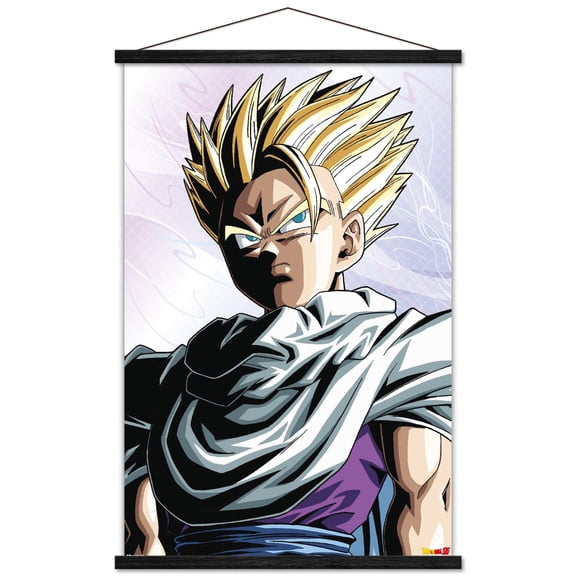 Dragon Ball Z: Cell Saga - Gohan Super Saiyan Wall Poster with Magnetic Frame, 22.375" x 34"
