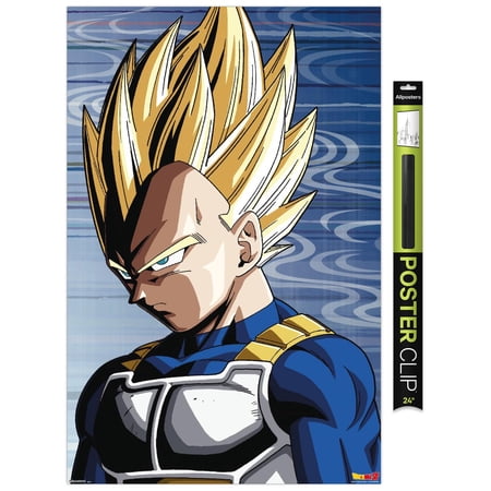 Dragon Ball Z: Cell Saga - Vegeta Super Saiyan Wall Poster, 22.375" x 34"