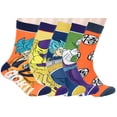 thumbnail image 1 of Dragon Ball Z Character Socks Goku Vegeta Frieza Piccolo 5 Pack Adult Crew Socks, 1 of 8