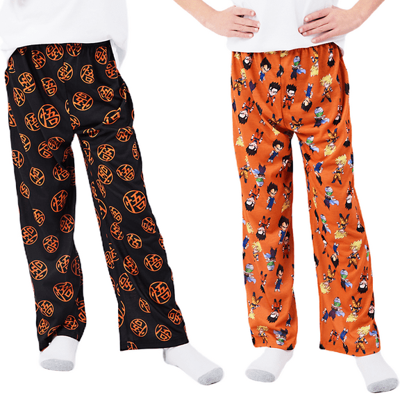 Dragon Ball Z Characters & Kanji Boy's 2-Pack Sleep Pajama Pants-8