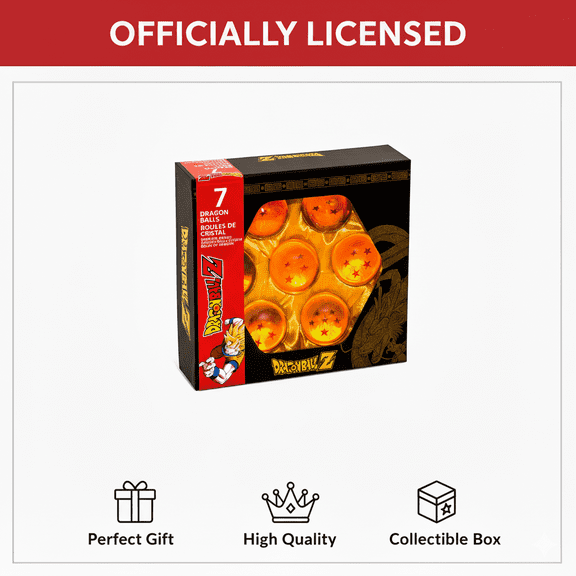 ABYstyle Officially Licensed Dragon Ball Z Collector's Set 7 Dragon Balls 2"