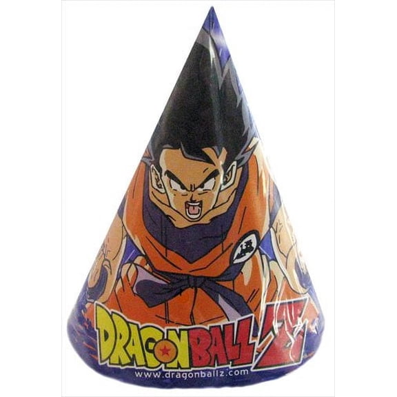 Dragon Ball Z Cone Hats (8ct)