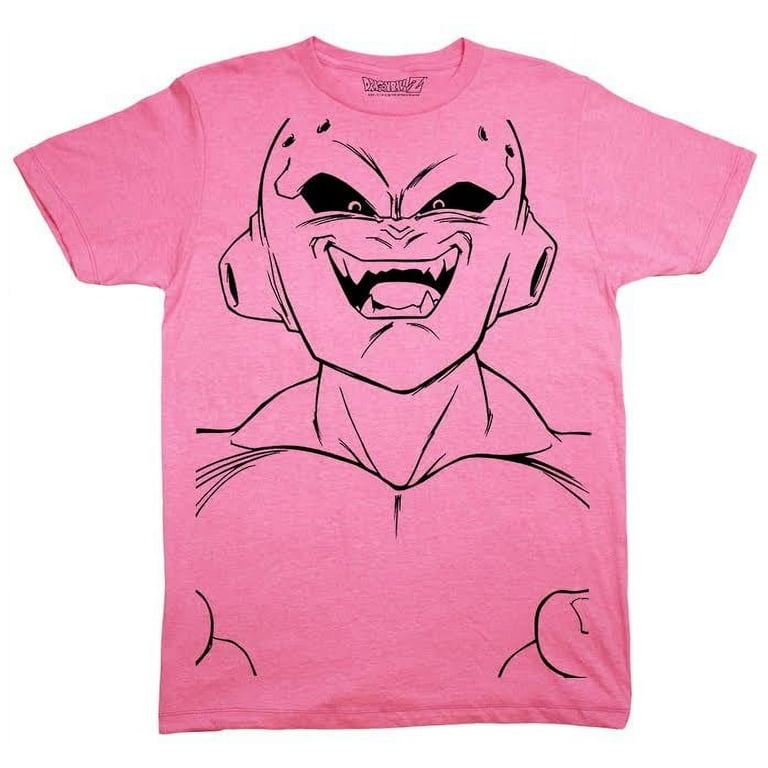 Dragon Ball Z DBZ Majin Buu Kid Buu Large Face Anime Adult T-Shirt L 